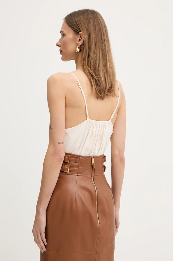 Ρούχα Κορμάκι Elisabetta Franchi BO01461E2 μπεζ