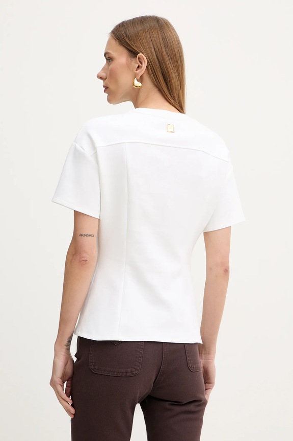 Ρούχα Μπλουζάκι Elisabetta Franchi MA00461E2 μπεζ