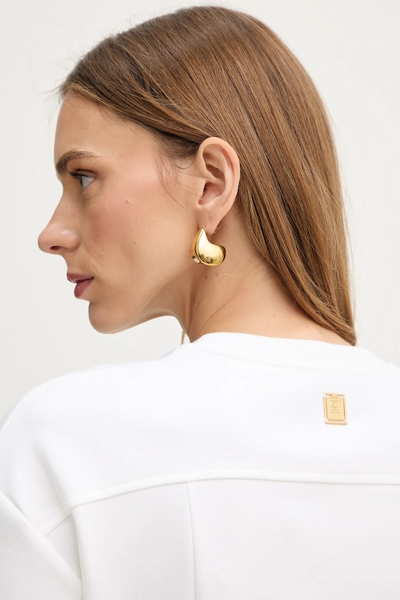Μπλουζάκι Elisabetta Franchi MA00461E2 μπεζ