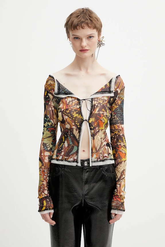 Blúzka Jean Paul GAULTIER Papillon ostatné viacfarebná 26.01.W.TO449.M020P
