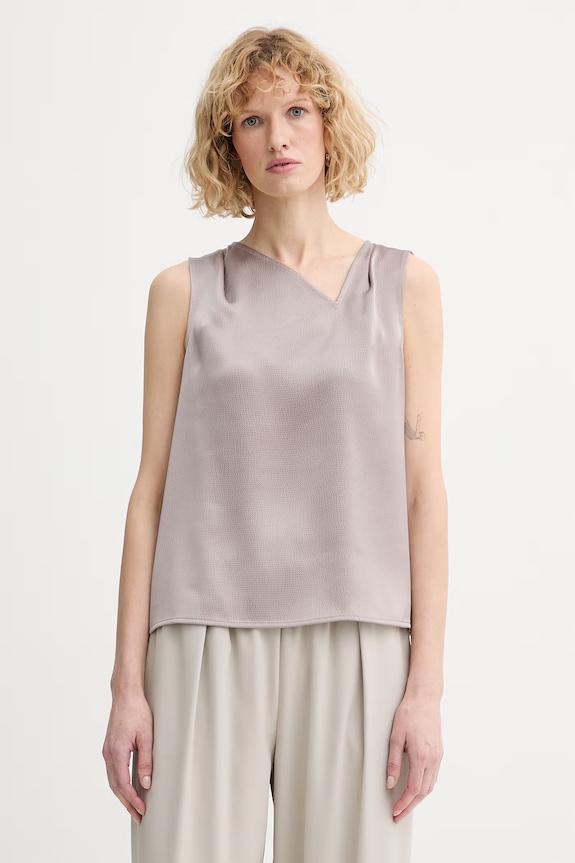 Calvin Klein blúzka dámska hnedá LV044F144G