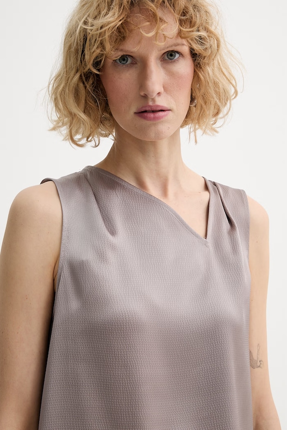 Calvin Klein blúzka dámska hnedá LV044F144G