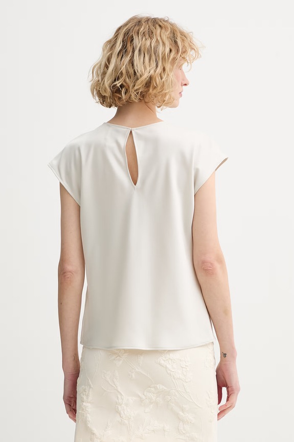 Oblečenie Calvin Klein blúzka dámska LV044F147G béžová