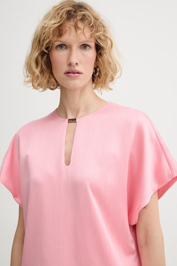 Calvin Klein blúzka dámska ružová LV044F150G