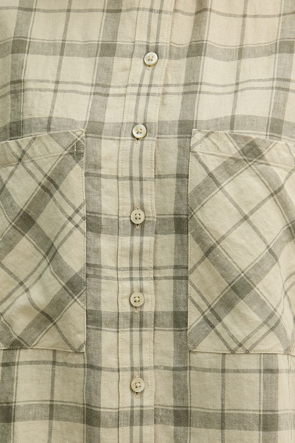 Barbour cămașă pentru femei, din in Orla LSH1732 verde