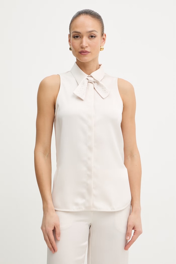 Simona Corsellini Camicia da donna beige P26CECA10101