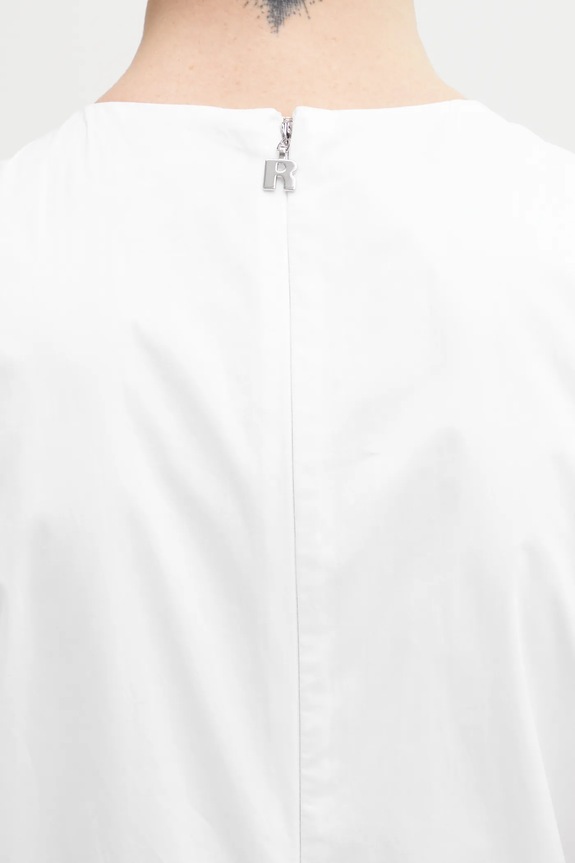 Rotate blouse Women's cotton plain white 115161400