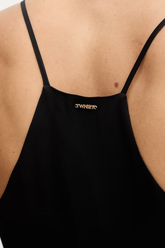 Top Twinset 261TP2492 μαύρο