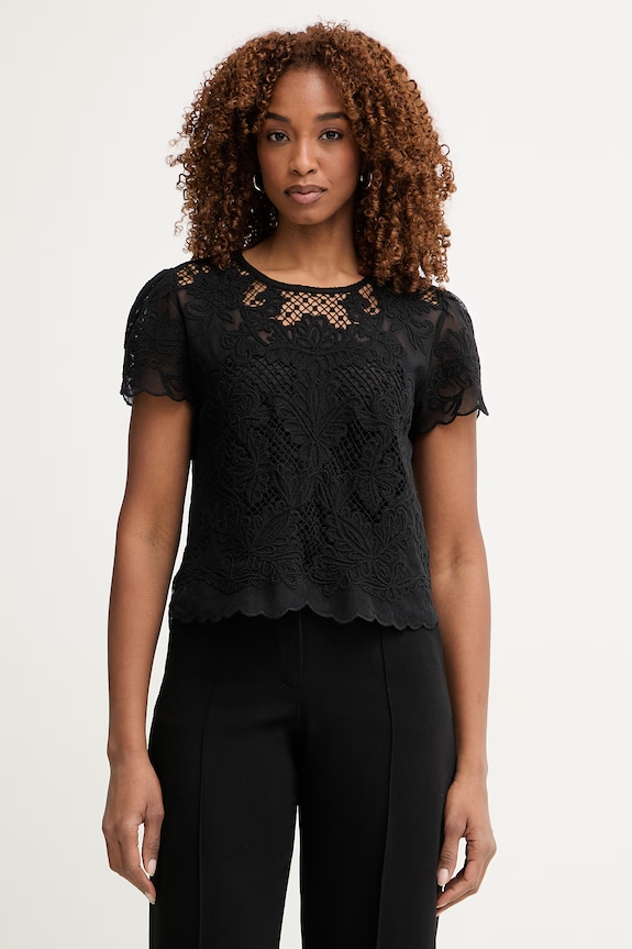 Twinset bluzka damska czarny 261TP2581