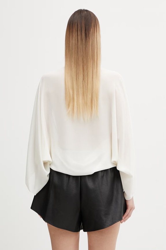 Одежда MM6 Maison Margiela блузка женская однотонная S52NH0039.M35468.102 бежевый