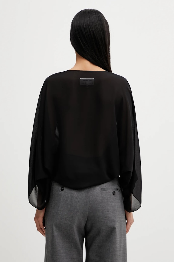 Clothing MM6 Maison Margiela blouse S52NH0039.M35468.900 black