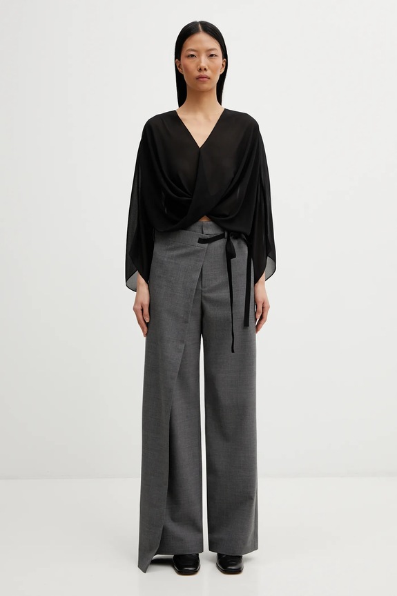 MM6 Maison Margiela blouse S52NH0039.M35468.900 black