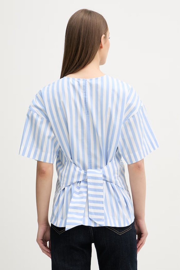 Oblečenie Calvin Klein Jeans košeľová blúzka dámska bavlnená LV047F113G modrá