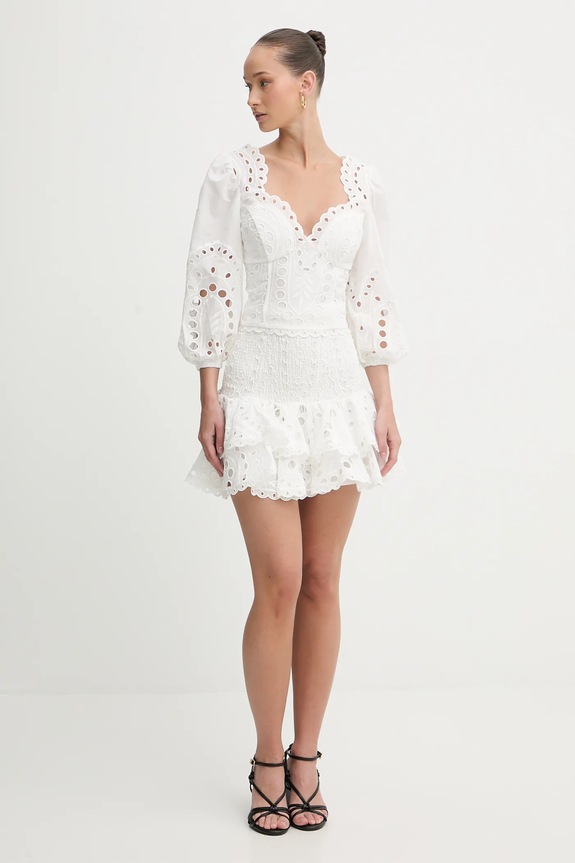 Charo Ruiz Ibiza bluzka Bass 263103 biały SS26