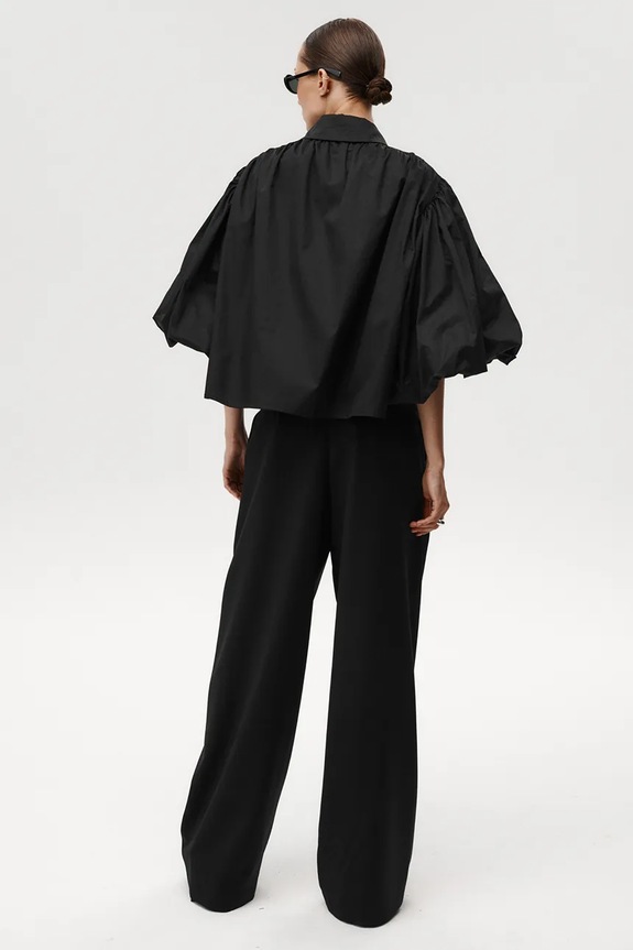 Îmbrăcăminte Undress Code bluză din bumbac Buonasera Shirt 1194 negru
