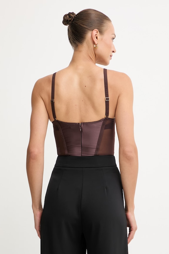 Îmbrăcăminte Elisabetta Franchi body pentru femei BO02562E2 maro