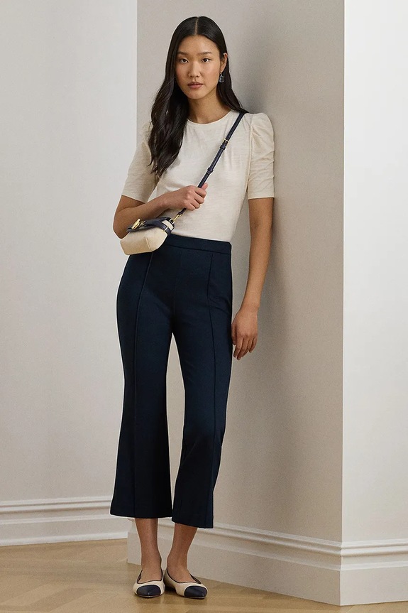 Îmbrăcăminte Lauren Ralph Lauren bluză din bumbac 200P13313 bej