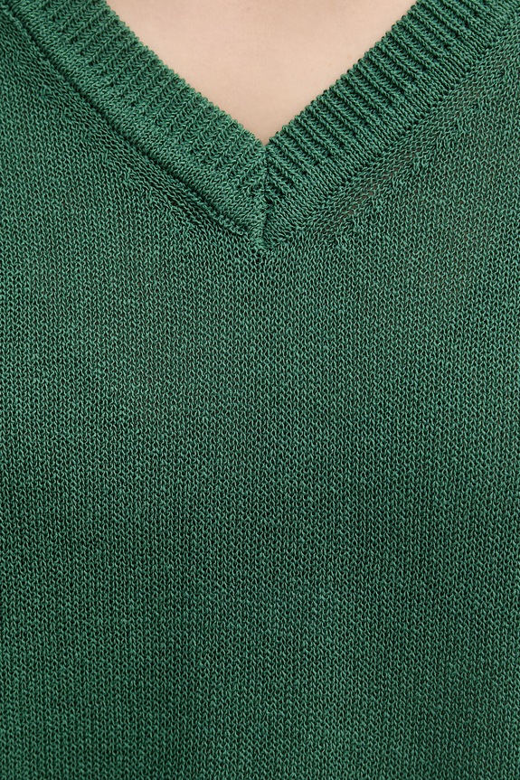 Marc Aurel sweter damski z bawełną 8362A11146 zielony