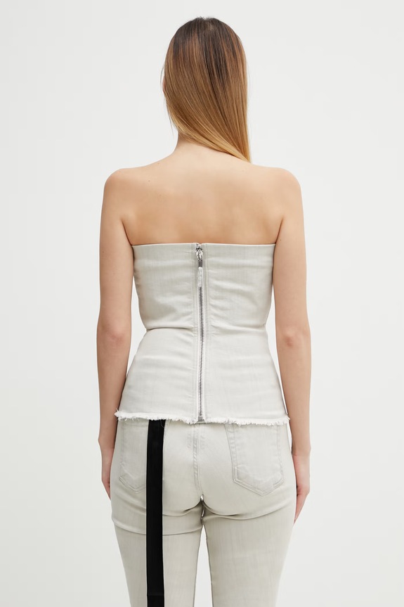 Oblečení Džínová blůza Rick Owens DRKSHDW DS01F4127.SDMW béžová