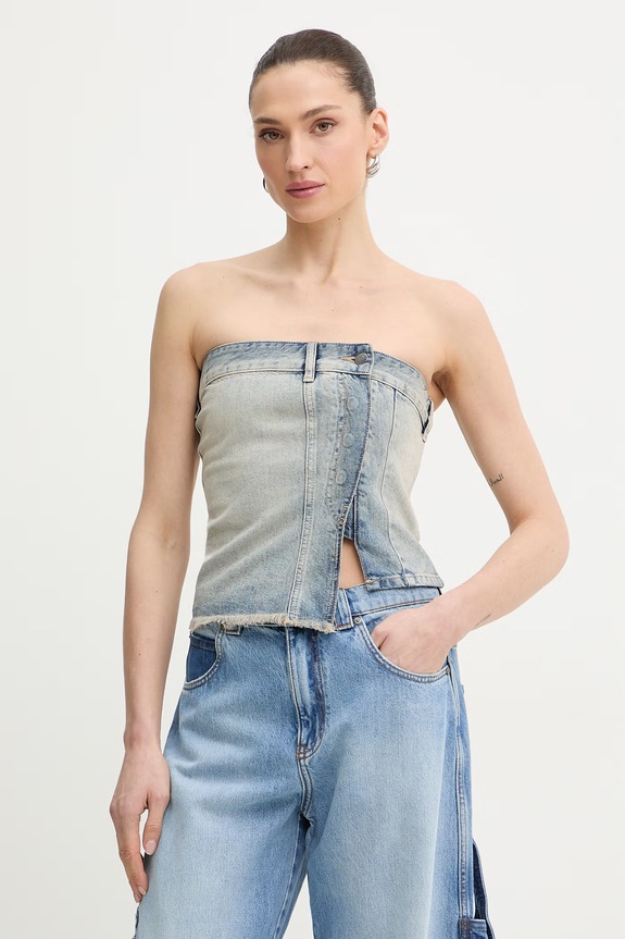 Armani Exchange dámske rifľové modrá XW002133.AF19656