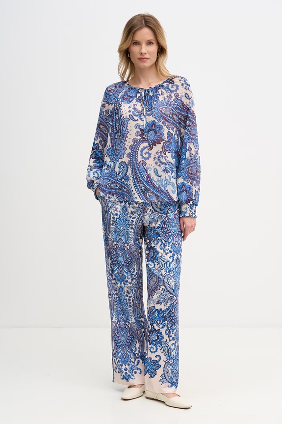 OUI bluzka damska 96462 niebieski SS26