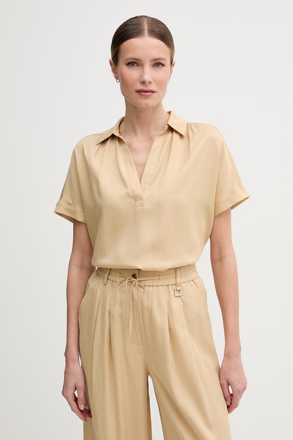 Joop! bluza za žene s lyocellom bež 30100671