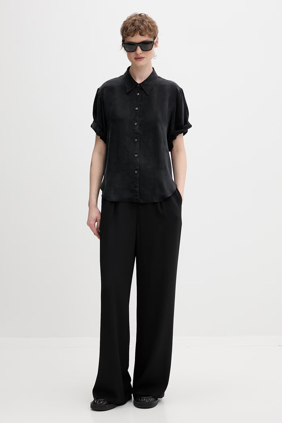 HUGO koszula damska Enchanted 50559538 czarny SS26