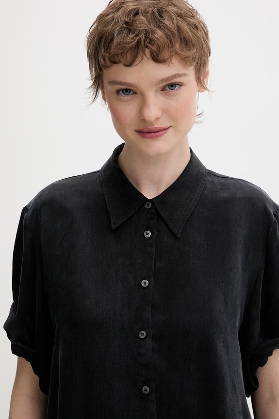 HUGO koszula damska Enchanted czarny 50559538