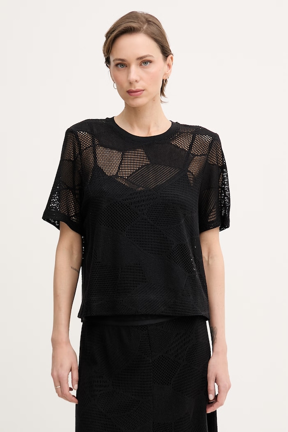 DKNY T-shirt Γυναικείο μαύρο P6BH6CQD