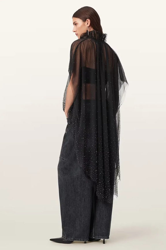 Одежда Блузка AllSaints W130PD чёрный