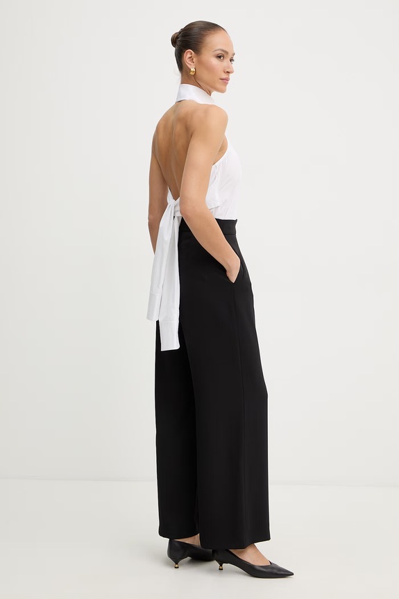 Karl Lagerfeld Πουκάμισο γυναικείο βαμβακερό λευκό B2W11007