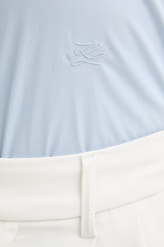 Karl Lagerfeld πουκάμισο Γυναικείο βαμβακερό B2W11007 μπλε