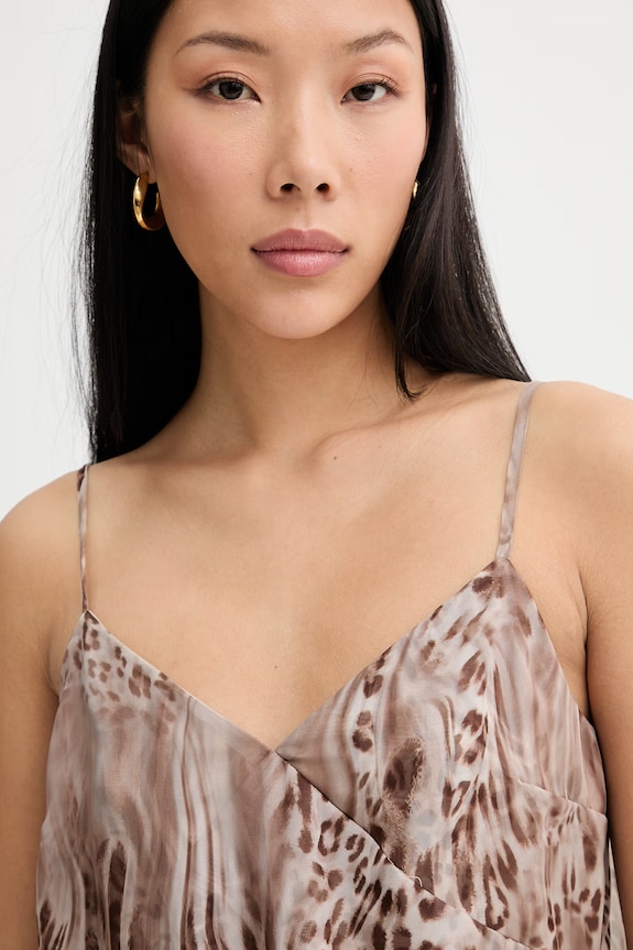 blugirl Blumarine top pentru femei bej RA6089.TS121