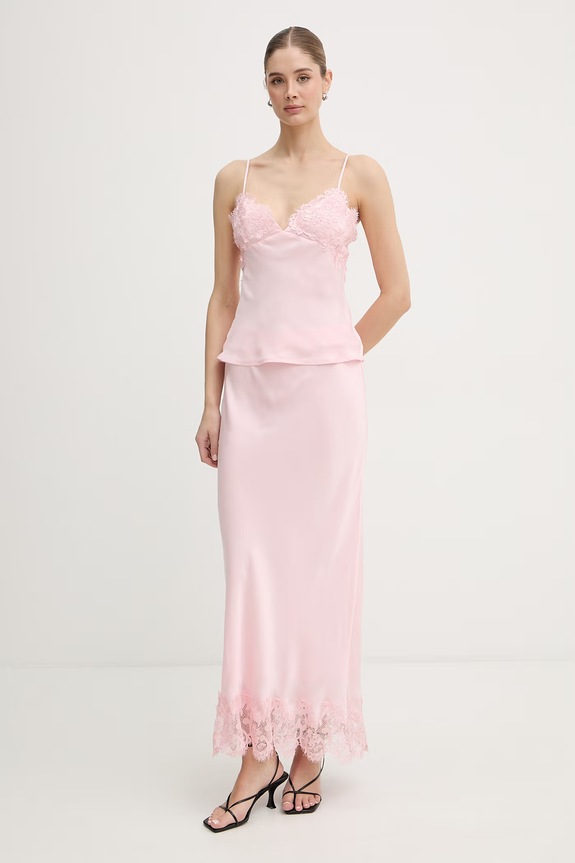 Bardot bluza z naramnicami ženska 60383TB roza SS26