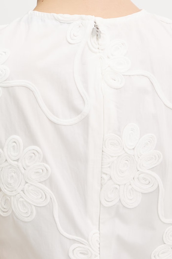 Rotate bluzka damska bawełniana 115556400 biały