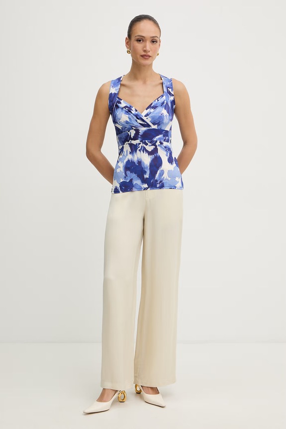 Morgan top da donna DKLASS blu SS26