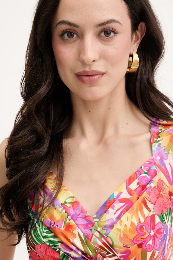Morgan bluzka kopertowa damska multicolor DRIO