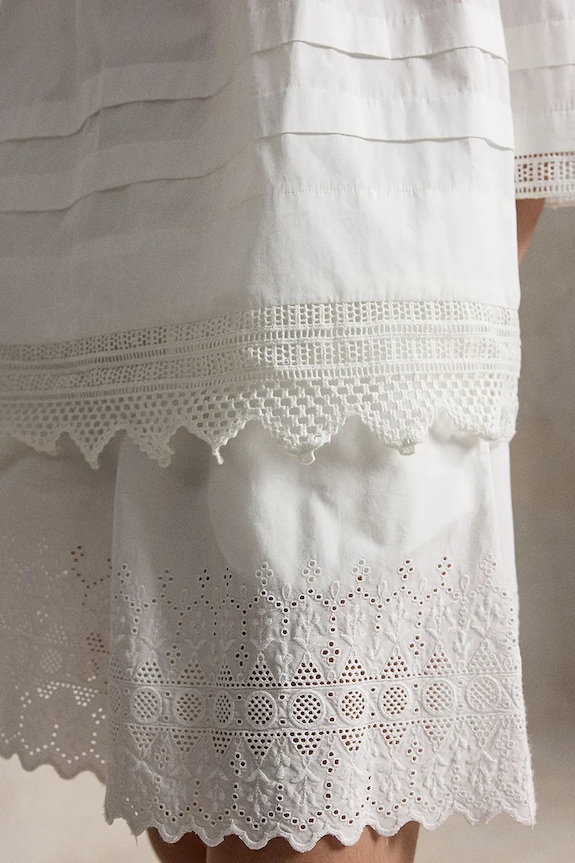 Polo Ralph Lauren bluza za žene od pamuka 211A12796 bijela