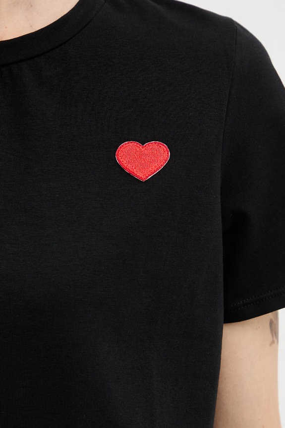 Morgan t-shirt damski z bawełną DANNY czarny