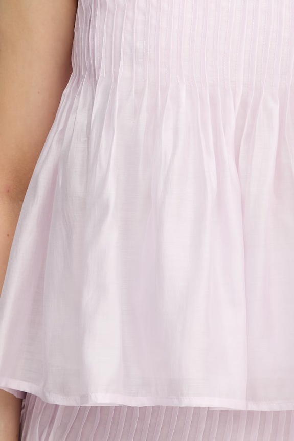 Hoss Intropia τοπ γυναικείο με lyocell 5873401 ροζ