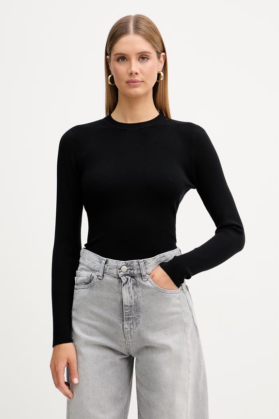 Ruházat ViCOLO blúz női viszkózzal 2AB2025 fekete
