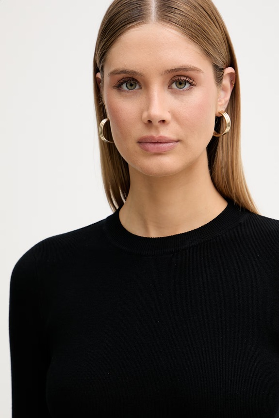 ViCOLO blúz női viszkózzal fekete 2AB2025