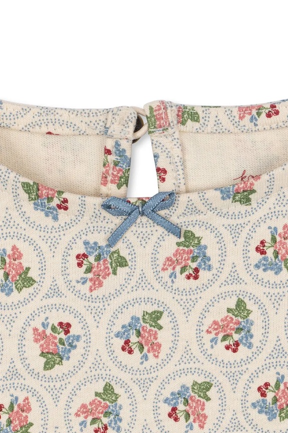 Otroška bombažna majica Konges Sløjd DREY BLOUSE GOTS bež KS104289.PreSpring