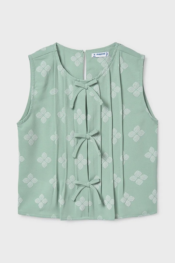 Παιδική μπλούζα Mayoral 6023.8D.Junior.PPY2 πράσινο SS26