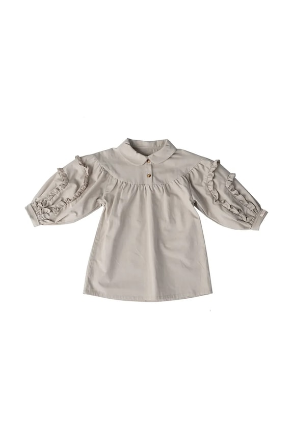 Dievčenské šaty Donsje Everoux Dress 4110100 béžová SS26