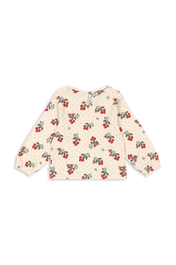 Konges Sløjd bluzka dziecięca CHLEO BLOUSE GOTS KS104728.PPY2 beżowy SS26