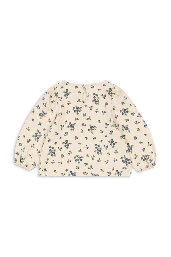 Konges Sløjd gyerek blúz pamutból DREY SLIT BLOUSE GOTS KS104770.PPY2 bézs SS26