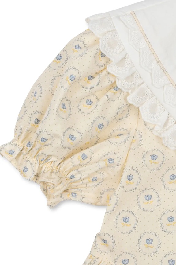 Παιδική βαμβακερή μπλούζα Konges Sløjd COEUR COLLAR SHIRT GOTS KS104746.PPY2
