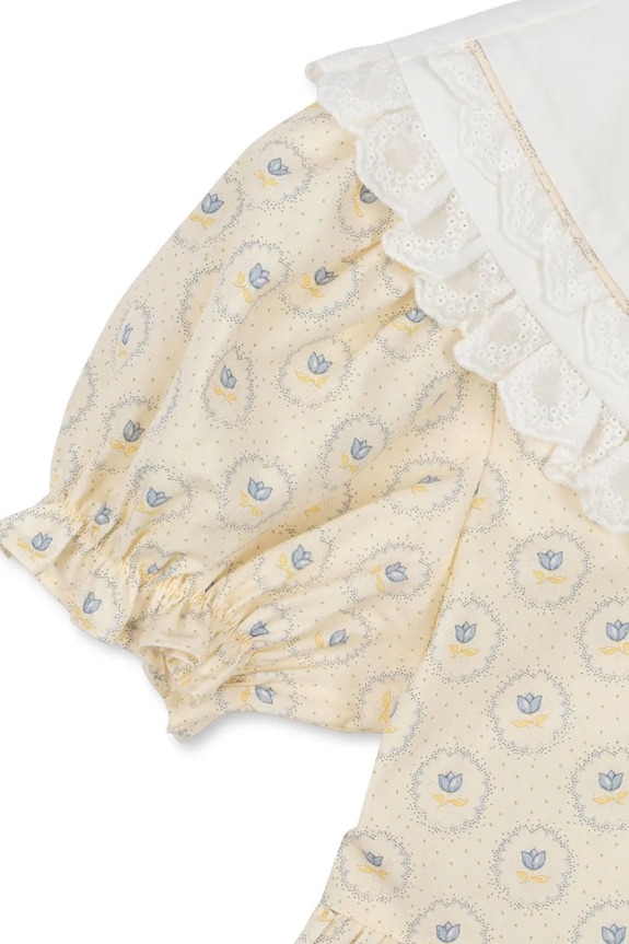 Παιδική βαμβακερή μπλούζα Konges Sløjd COEUR COLLAR SHIRT GOTS KS104746.PPY2