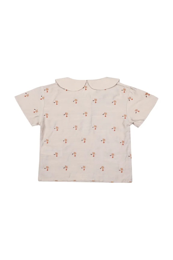 Dievča Donsje blúzka detská Nesa Blouse Hummingbirds 4117001 béžová